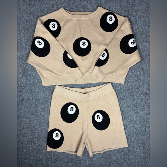 Dressed in LALA The Future Is Now Sweater & Shorts Set - Picture 2 of 10